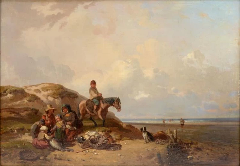 Scena a terra con figure - Paisley Museum and Art Galleries